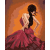 Maľovanie podľa čísel Tanečnica tancujúca flamenco, 40x50 cm, vypnuté plátno na rám (6047821)