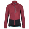 Dámska softshellová bunda na bicykel Kilpi VELOVER-W dark red L