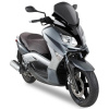 KAPPA KD446B čelné plexi YAMAHA X-MAX 125-250 (10-13) 37 x 43 cm čierne