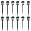 Solárne svietidlá - Záhradné solárne lampy LED, 12 ks, s špajdľami (Solárne svietidlá - Záhradné solárne lampy LED, 12 ks, s špajdľami)
