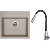 Set Sinks G24129 (dřez Solo 560 Avena 29 + baterie Elasta S Nerez/Černá)