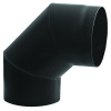 DARCO Dymovod koleno pevné 130/90, oceľ čierna balené
