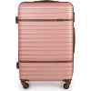 BASIC Solier ružový škrupinový kufor veľ. M 22' s16 (walizka stl957 pink m 22') m