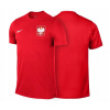 Nike 133 Červené tričko (Nike poľský t -shirt -deti 128-137 cm)