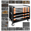 Dielenská skrinka na náradie NEO TOOLS 84-225+G – 12 zásuviek + 229 ks náradia