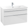 VILLEROY & BOCH Venticello závesná skrinka pod umývadlo, 2 zásuvky, 953 x 502 x 590 mm, Glossy White, A92601DH