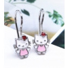 Strieborné náušnice 925 Hello Kitty (Strieborné náušnice 925 Hello Kitty)