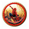 CUKROVÁ TLAČ jedlý obrázok na tortu Cukrová hmota SPIDERMAN SPIDER-MAN + TEXT #7