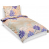 BELLATEX Obliečky bavlna 90/729 listy fialové, 140 × 200 cm, 70 × 90 cm