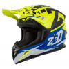 Prilba X1.9D TARGA, ZED, detská (žltá fluo/modrá/čierna/biela, veľ. S)