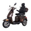 Insportline Elektrický trojkolesový vozík Zorica Deluxe s elektromagnetickou brzdou (Barva: červená)