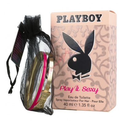 Playboy Play It Sexy For Her, toaletná voda 40 ml + náramok pre ženy