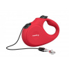 Reedog Senza Basic samonavíjacie vodítko M 20kg / 5m lanko / červené