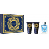 Versace pour Homme toaletná voda 50 ml + balzam po holení 50 ml + šampón na vlasy a telo 50 ml, darčeková sada pre mužov