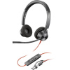 HP Poly Blackwire C3320 slúchadlá do uší káblové, 8X219AA, stereo, čierna, Redukcia šumu mikrofónu; 8X219AA