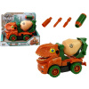 mamido Truck Miešačka betónu Dinosaur Spinning Orange Príslušenstvo