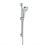 Hansgrohe Croma Select E, sprchová sada Multi so sprchovou tyčou 65 cm , biela/chrómová, HAN-26580400