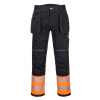 Portwest PW307 PW3 Hi-Vis Reflexné nohavice oranžová/čierna 28