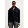 Kardigán s prímesou kašmíru BOSS Orange Kanozip_S 50543692 tmavomodrá M