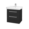 Dreja Umývadlová skrinka Q MAX SZZ2 60 - N03 Graphite / Úchytka T01 / N03 Graphite