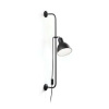 Moderné svietidlo Ideal LUX SHOWER AP1 NERO 179643