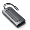 Replikátor portov Satechi Aluminium USB-C Multiport MX adaptér - Space Grey (ST-UCMXAM)
