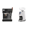 Ascaso Steel DUO PID PLUS, Black&Wood + Eureka Atom 60, white