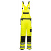 PORTWEST HI-VIS PW344 / Reflexné laclové nohavice - HV žltá/čierna XXXL