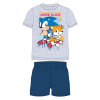 Ježko SONIC - licencia Chlapčenské pyžamo - Ježko Sonic 5204011, sivý melír / tmavo modrá Farba: Sivá, Veľkosť: 104