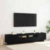 zahrada-XL TV skrinka 2 pcs Čierna 200 x 35 x 40 cm Kompozitné drevo 3333063