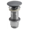 SAPHO Umyvadlová výpust 5/4“, click-clack, betonová zátka, šedá FG917