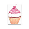 Vymalujsisam.sk Diamantovanie podľa čísiel - Muffin s čerešničkou Veľkosť: 20x30cm, Rám: Na kartónovej doske, Diamanty: Hranaté