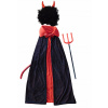 Kostým pre dievča - Devil's Outfit Horns Tail Forks Cape 104-134 cm (Diabolský diabol diabol)