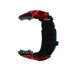 eses Paracord nylon outdoor remienok pre Xiaomi Amazfit T-Rex 3 - Červený