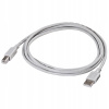 Kábel Hama USB A-B 1,8 m 29099 sivý