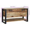 vidaXL Úložná skriňa 80x35x45 cm z masívneho hrubého mango dreva - Hnedá - 261247-277880