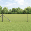 zahrada-XL Plot s stĺpmi Sivá 0.8 x 10 m Oceľ 3352162
