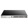 D-Link DGS-3130-30PS/E L3 Stackable Managed Gigabit PoE Switch, 24x PoE gigabit, 2x 10GBASE-T, 4x SFP+, 370W PoE DGS-3130-30PS/E