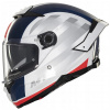Helma MT THUNDER 4 SV THREADS GLOSS WHITE/BLUE modrá červená DARČEKY