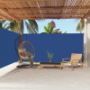 vidaXL Zaťahovacia bočná markíza modrá 180x600 cm 318004