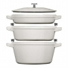 Staub Sada 3 nádob + veko 24 cm, hľuzovka
