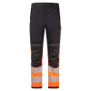 PORTWEST PW3 MODAFLAME HVO FR451 / Pánske reflexné pracovné nohavice - čierna/oranžová UK 36/EU 52