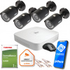 Dahua IP Kit NVR 1TB 4 kamery 4MPx
