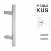 FT - MADLO kód 831Z 25x25 mm ST ks NEM - nerez matná (F60) 210 mm 25x25 mm – cena za ks