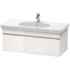Duravit DuraStyle Umývadlová skrinka 40x100x45 cm, 1 zásuvka, lesklá biela DS638502222