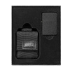 Zippo sada černé Taktické pouzdro a zapalovač Black Crackle 30058