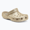 Detské šľapky Crocs Classic Chunky Glitter sandstone