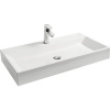 Umývadlo na skrinku Klasické umývadlo RAVAK Natural liaty mramor biela 800 x 140 x 450 mm XJO01280000