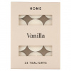 Tesco Home Vanilla vonné čajové sviečky 24 x 8,3 g