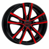 MAK Mak Milano 8x18 5x114.3 ET40 Black And Red 76